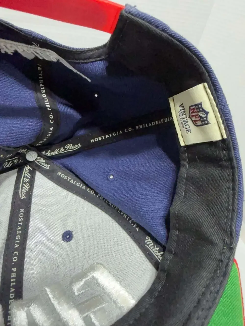 Mitchell & Ness New York Giants NFL 2T XL Logo Snapback Hat